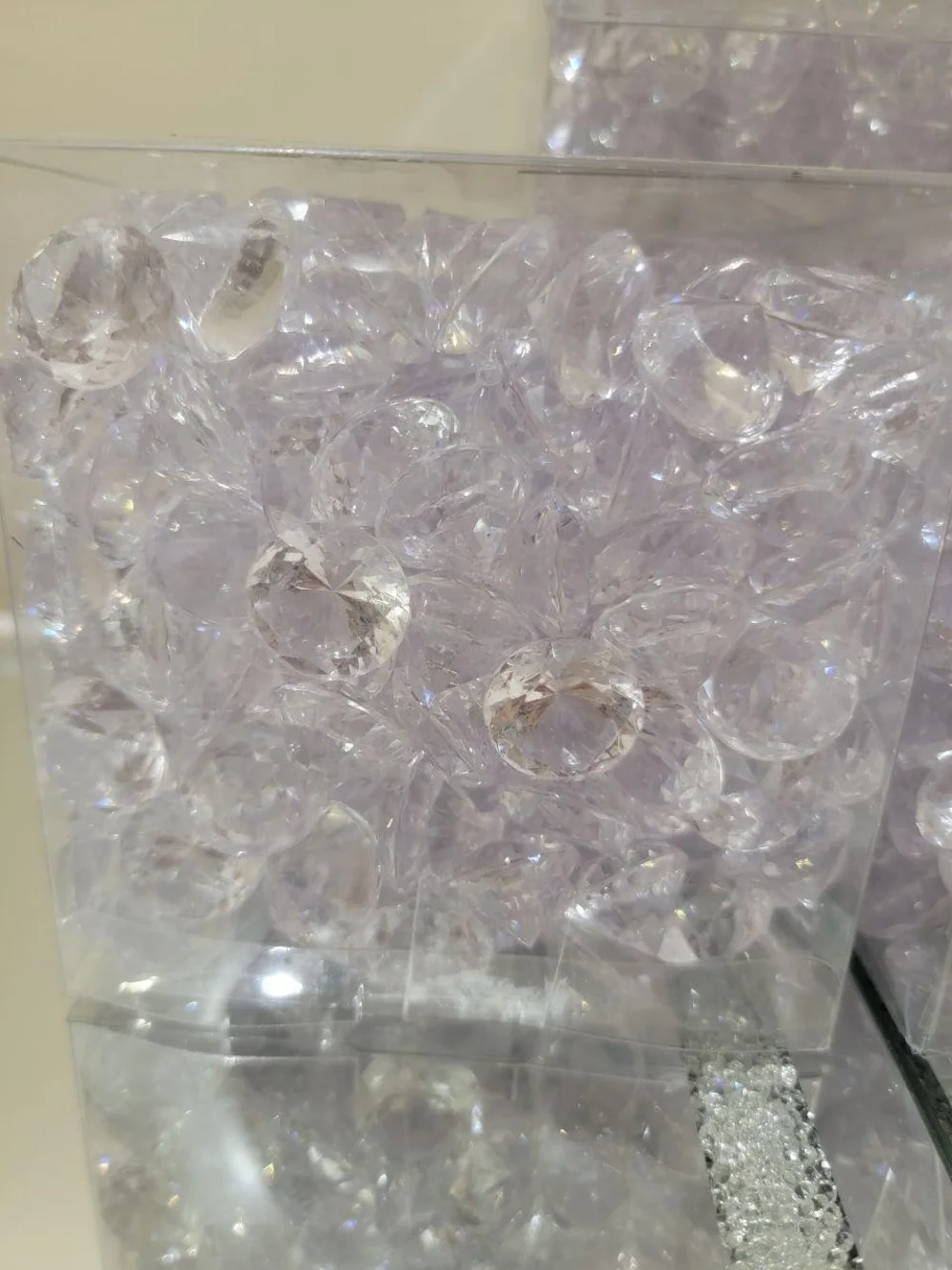 Pier 1 clear faceted